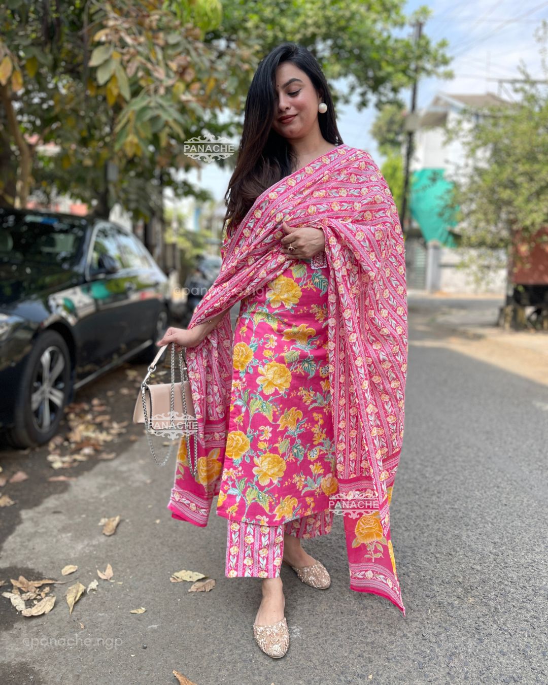 Print in print summer cottons