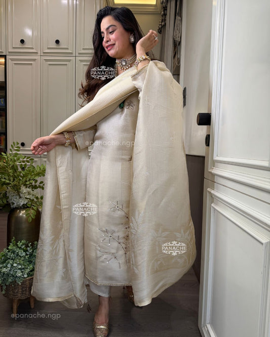 Mogra gold suit set