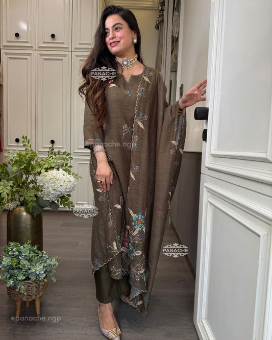 Katha heritage suit set