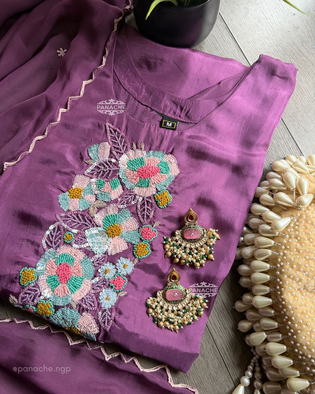 Lavender Sitara set