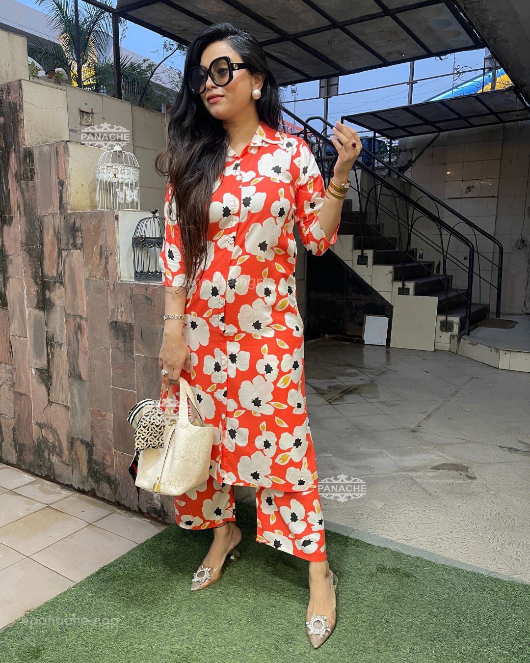 Printed budget coord set