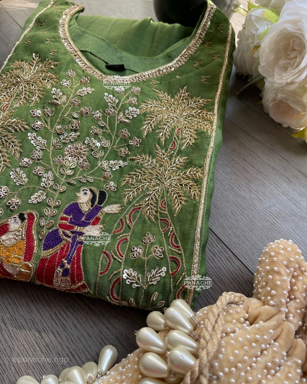 Tropical aline festive set