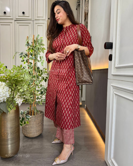 Kalamkari cotton coords