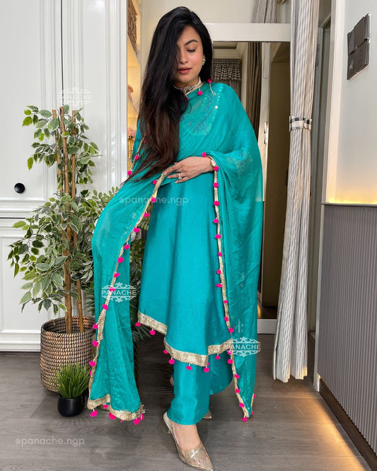 Aqua Gharara set