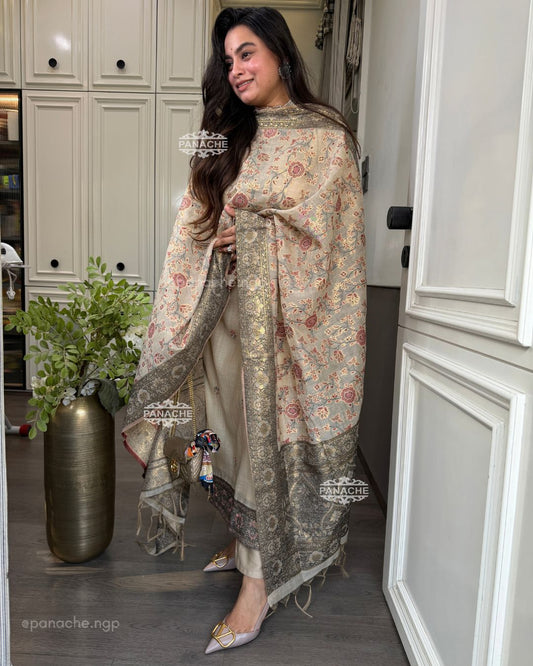 Jamdani katha weave set