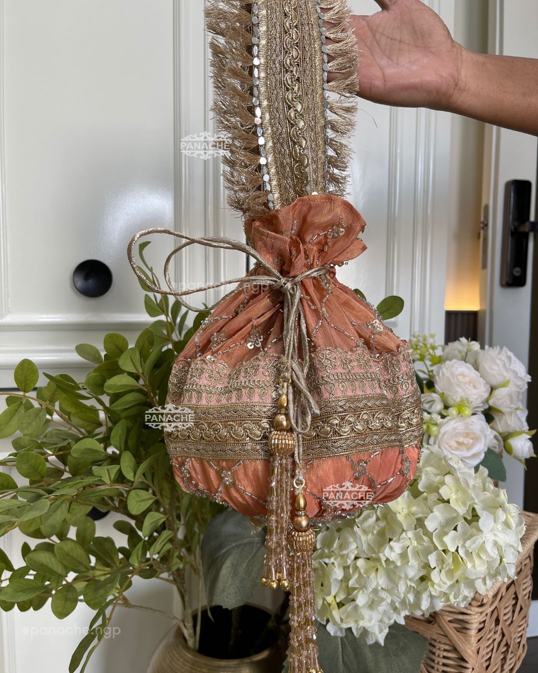 Ivory Pret collection with Potli