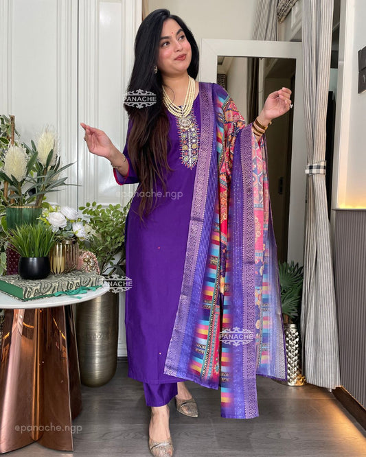 Purple Patola set