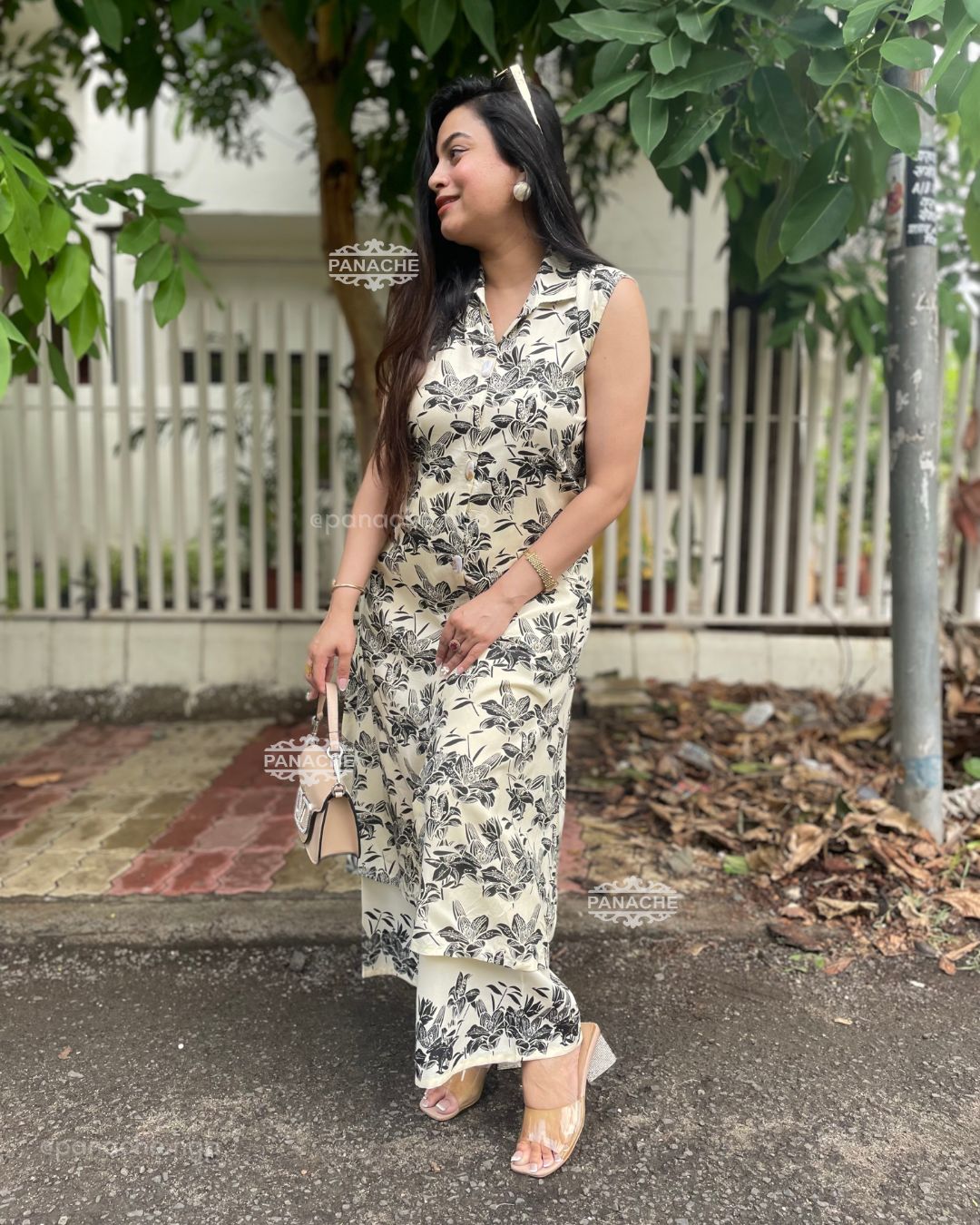 Monochrome slub coords