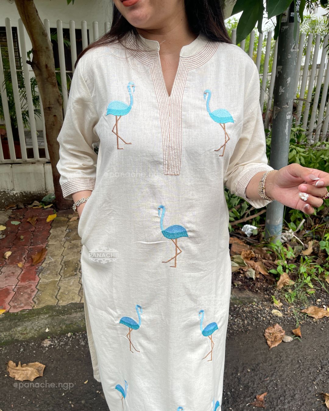 Flamingo cotton budget set
