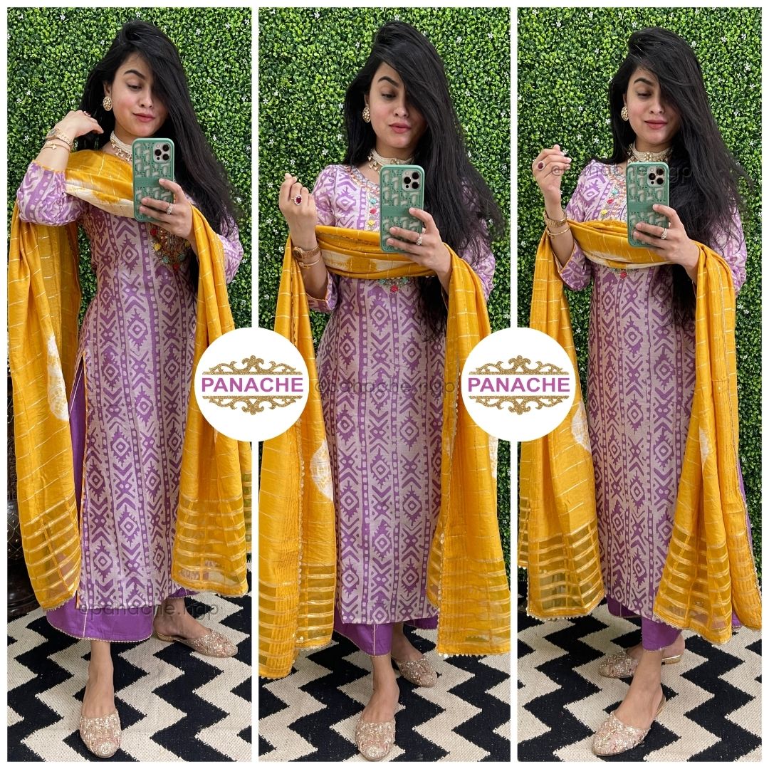 Baatik sets in lavender