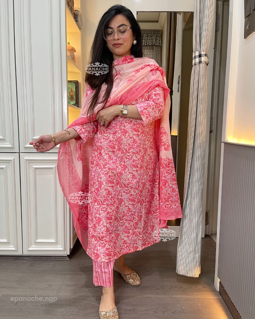 Print in print cotton set