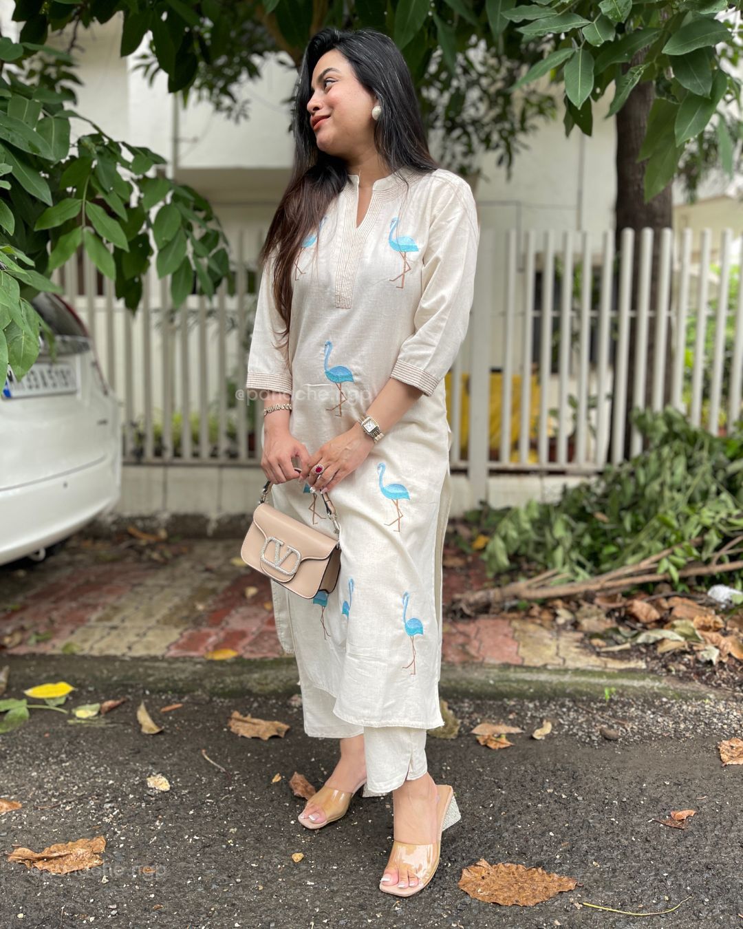 Flamingo cotton budget set