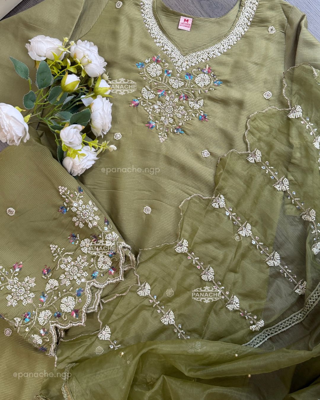 Saba green festive set