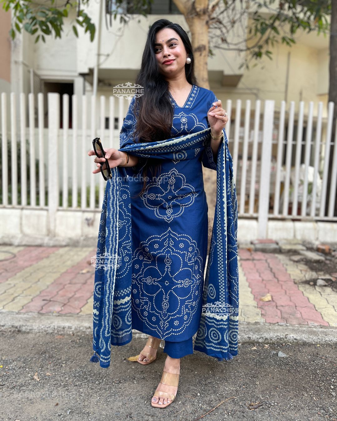 Bandhani mul cotton sets