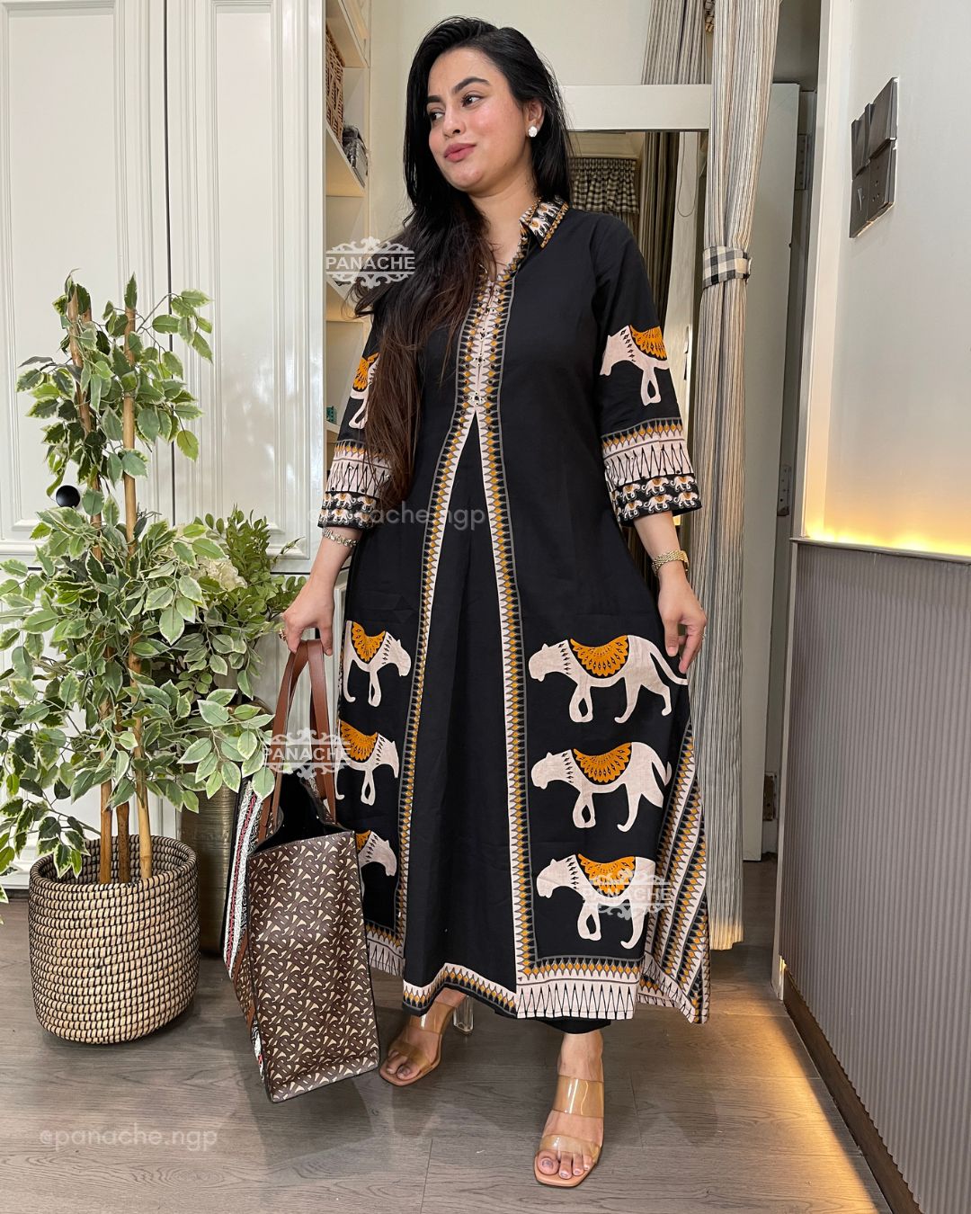 Black | Dailywear long coord