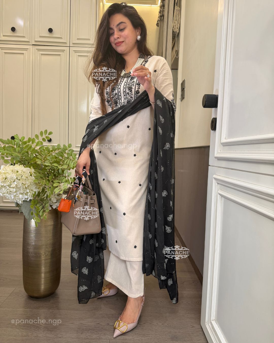 Cotton embroidered sets
