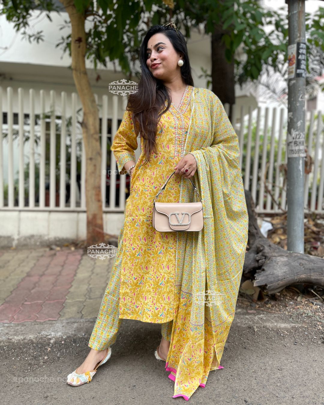 Print on print summer cotton set