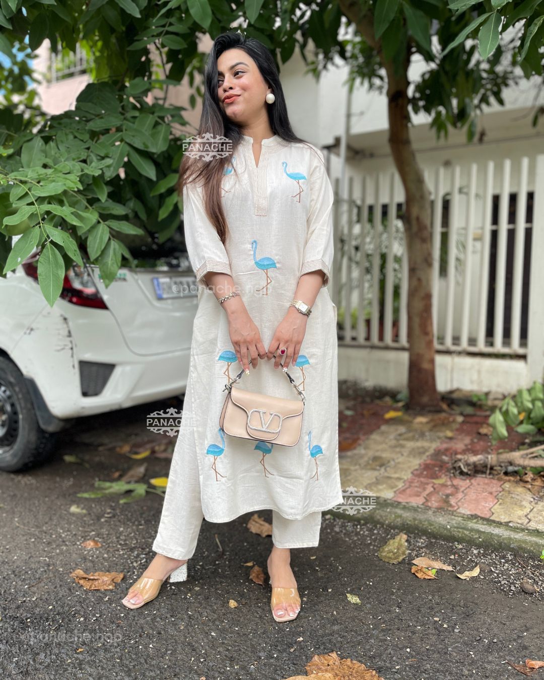 Flamingo cotton budget set