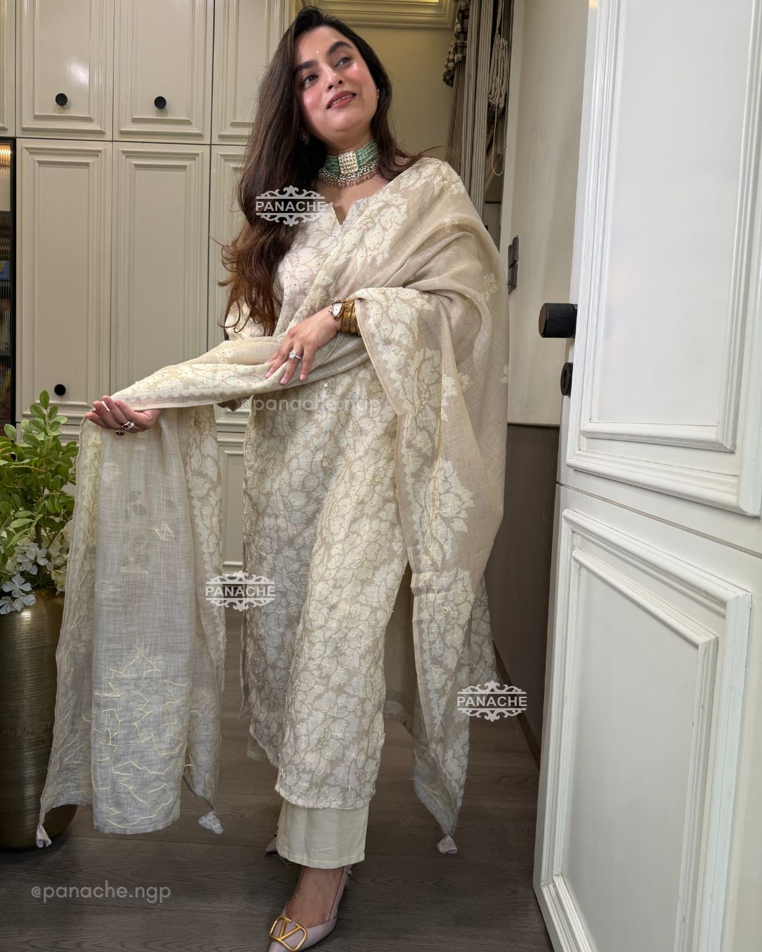 Dreams dabka katha suit set