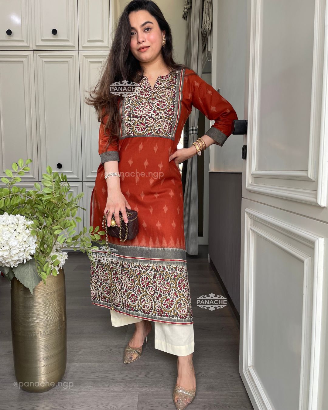 Ikkat daily wear set