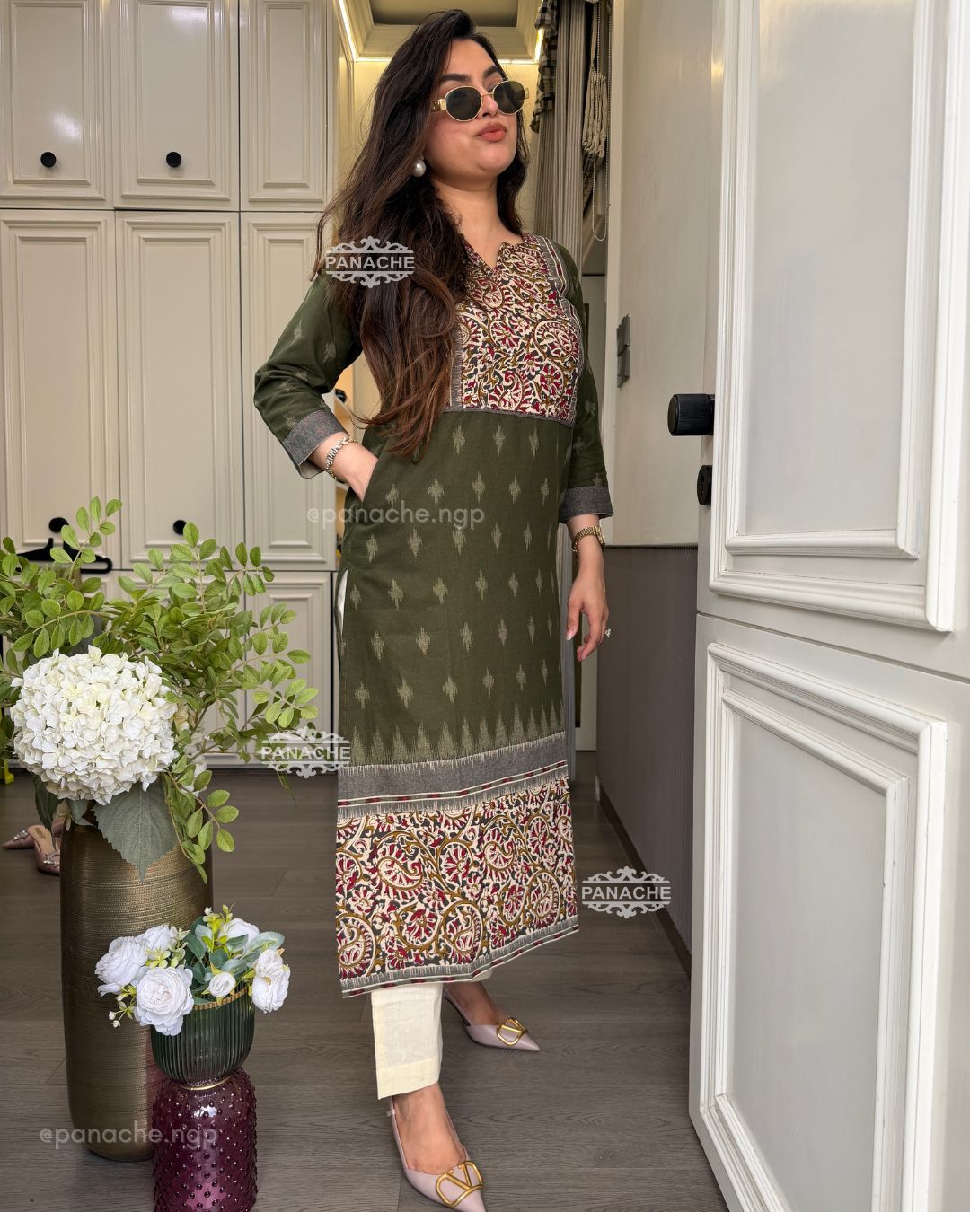 Ikkat daily wear set