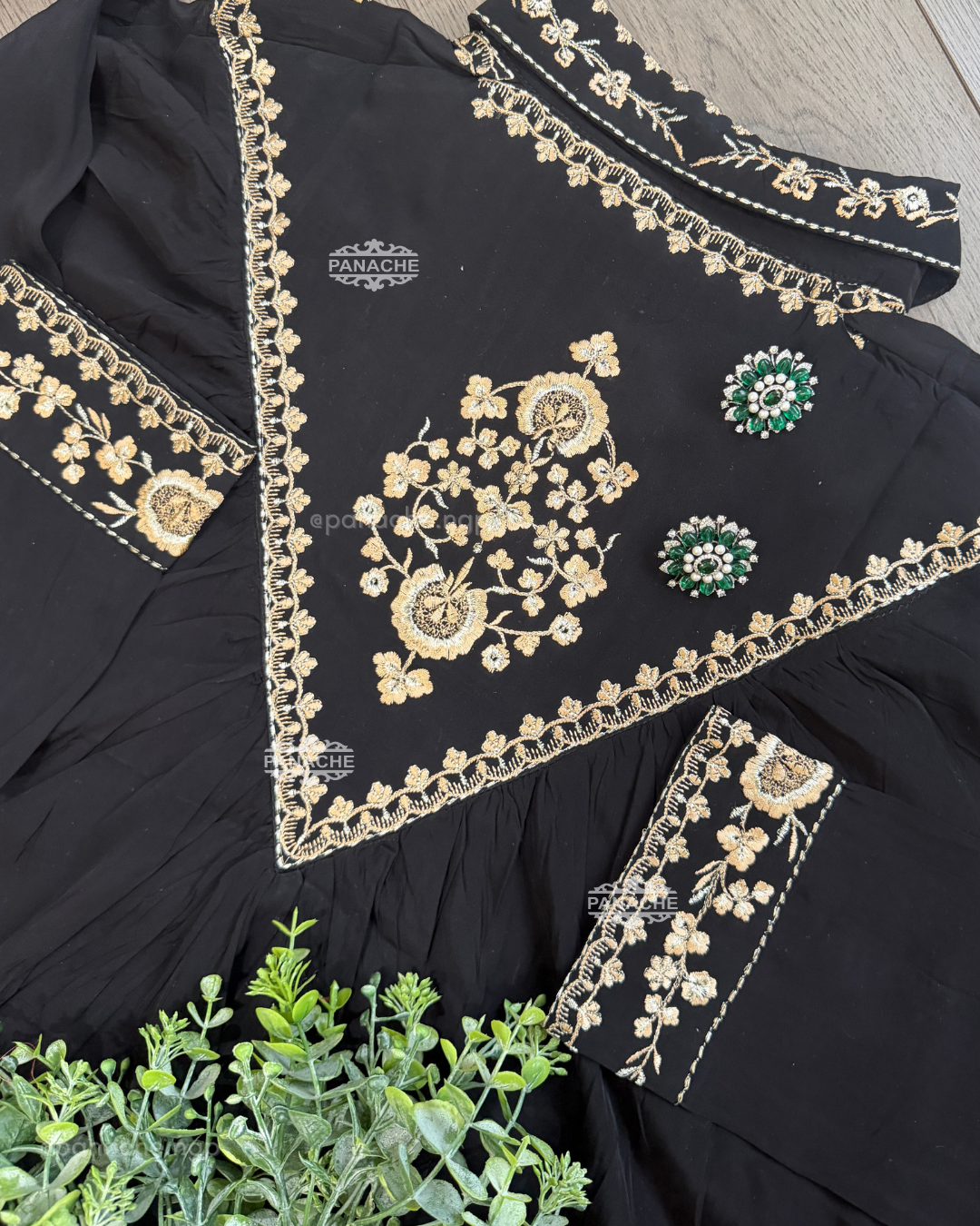 Black Choga kaftan