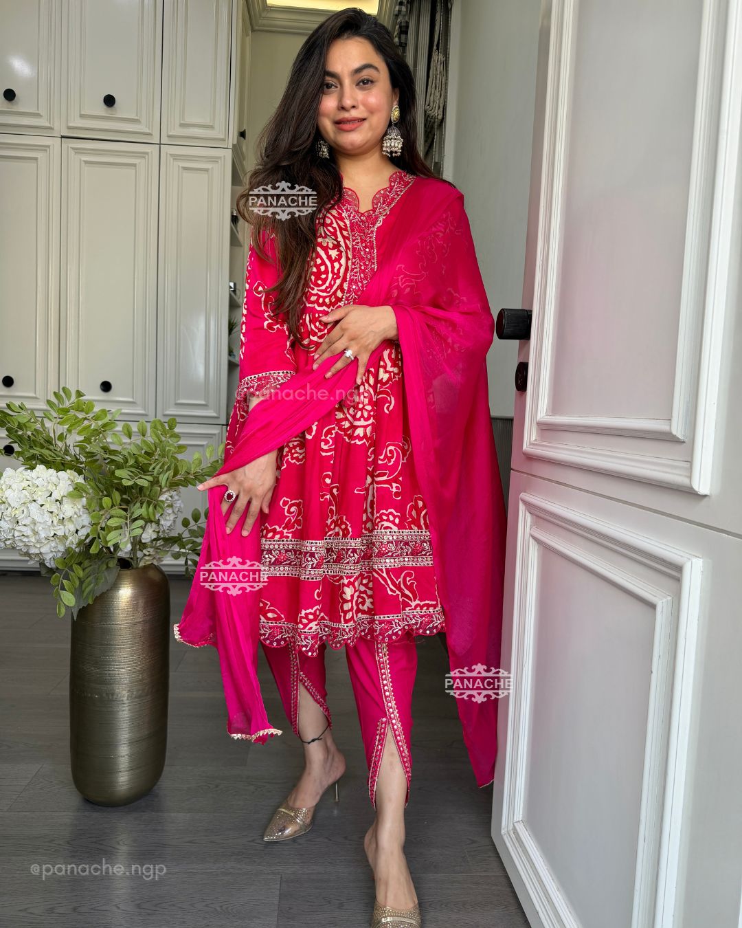 Fuschia tulip set