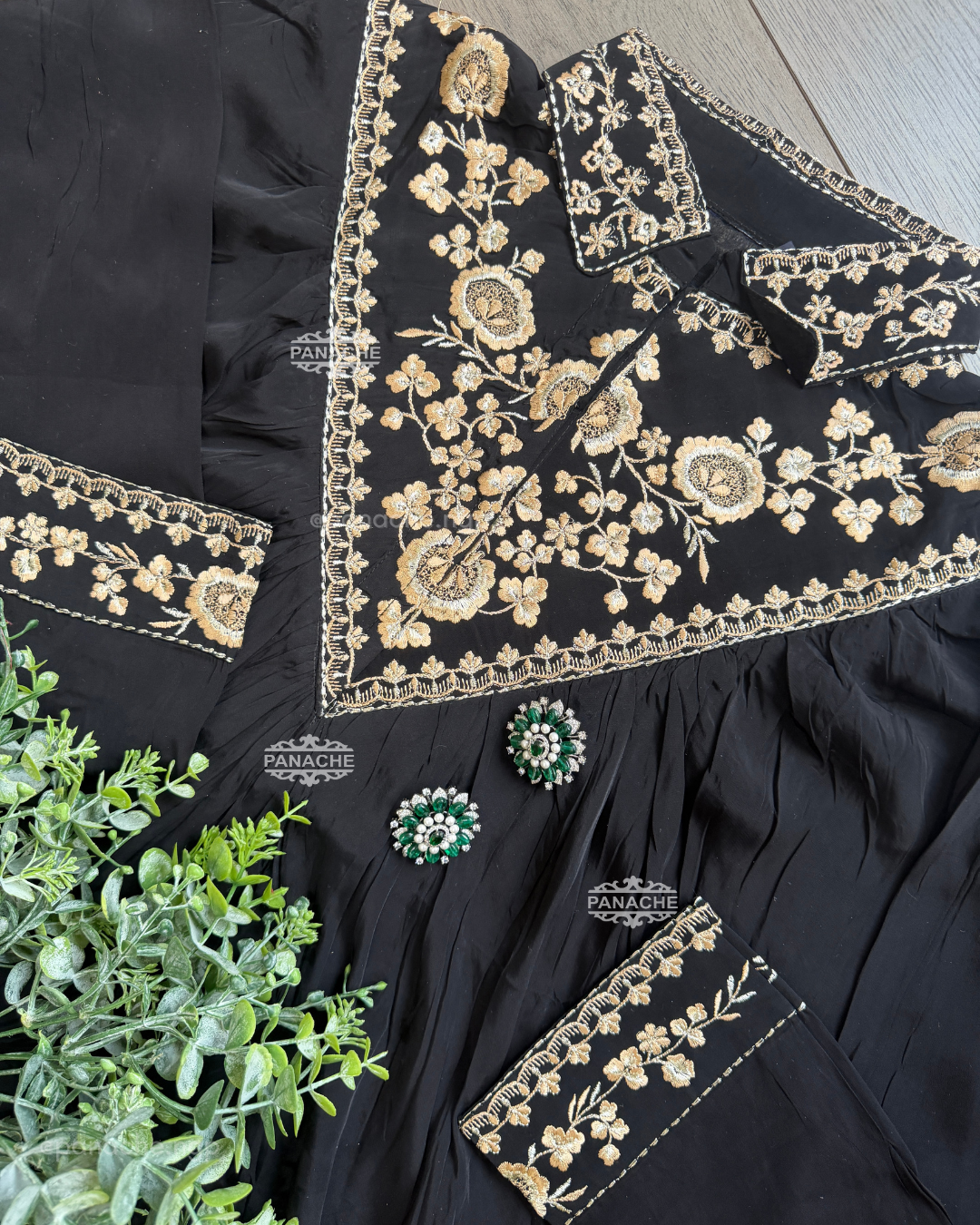 Black Choga kaftan