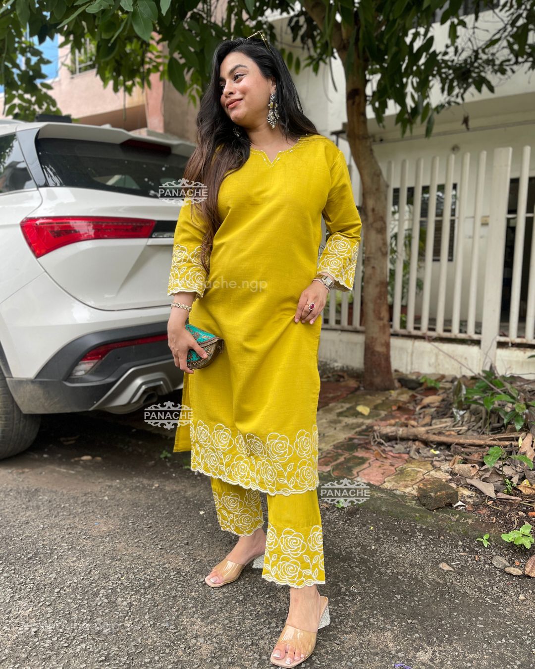 Haldi yellow set