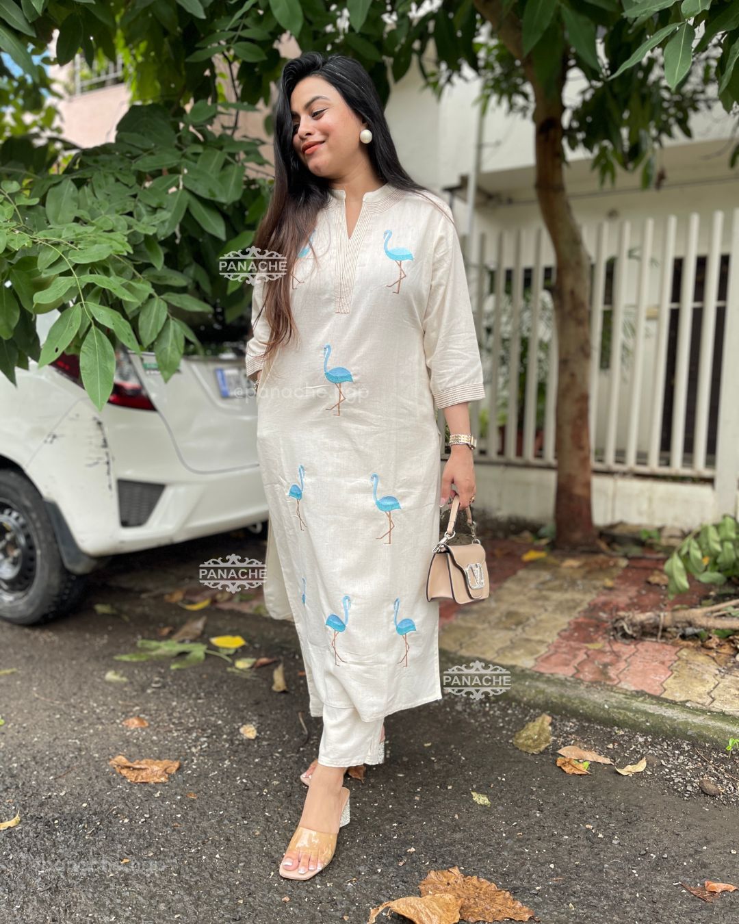 Flamingo cotton budget set