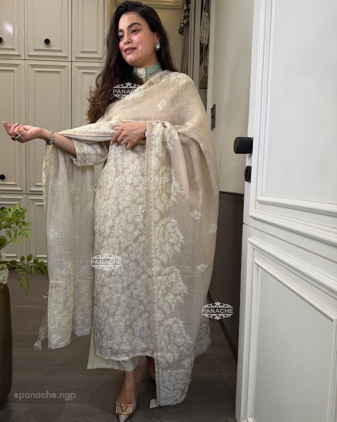 Dreams dabka katha suit set