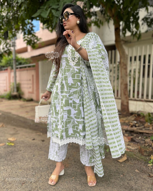 Budget cotton floral set