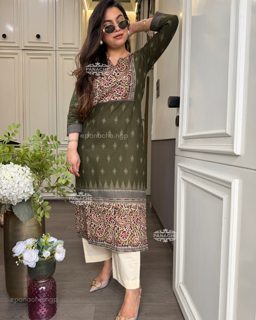 Ikkat daily wear set
