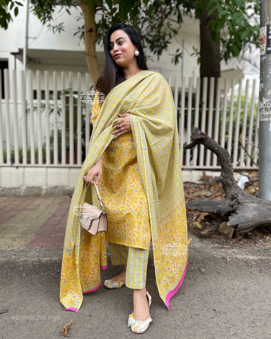 Print on print summer cotton set