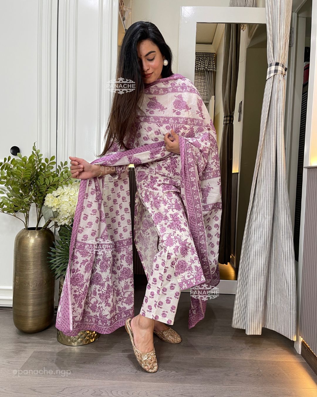 Testing Tuesdays in lilac set