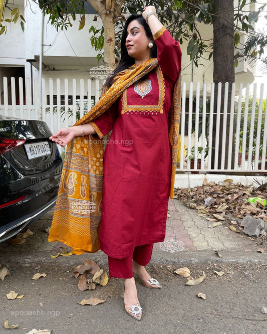 Summer cotton appliqué sets