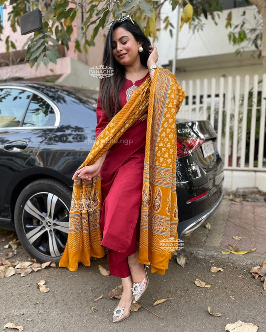 Summer cotton appliqué sets