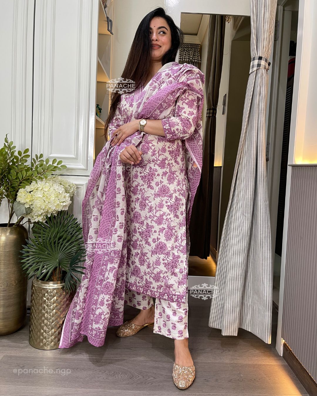 Testing Tuesdays in lilac set