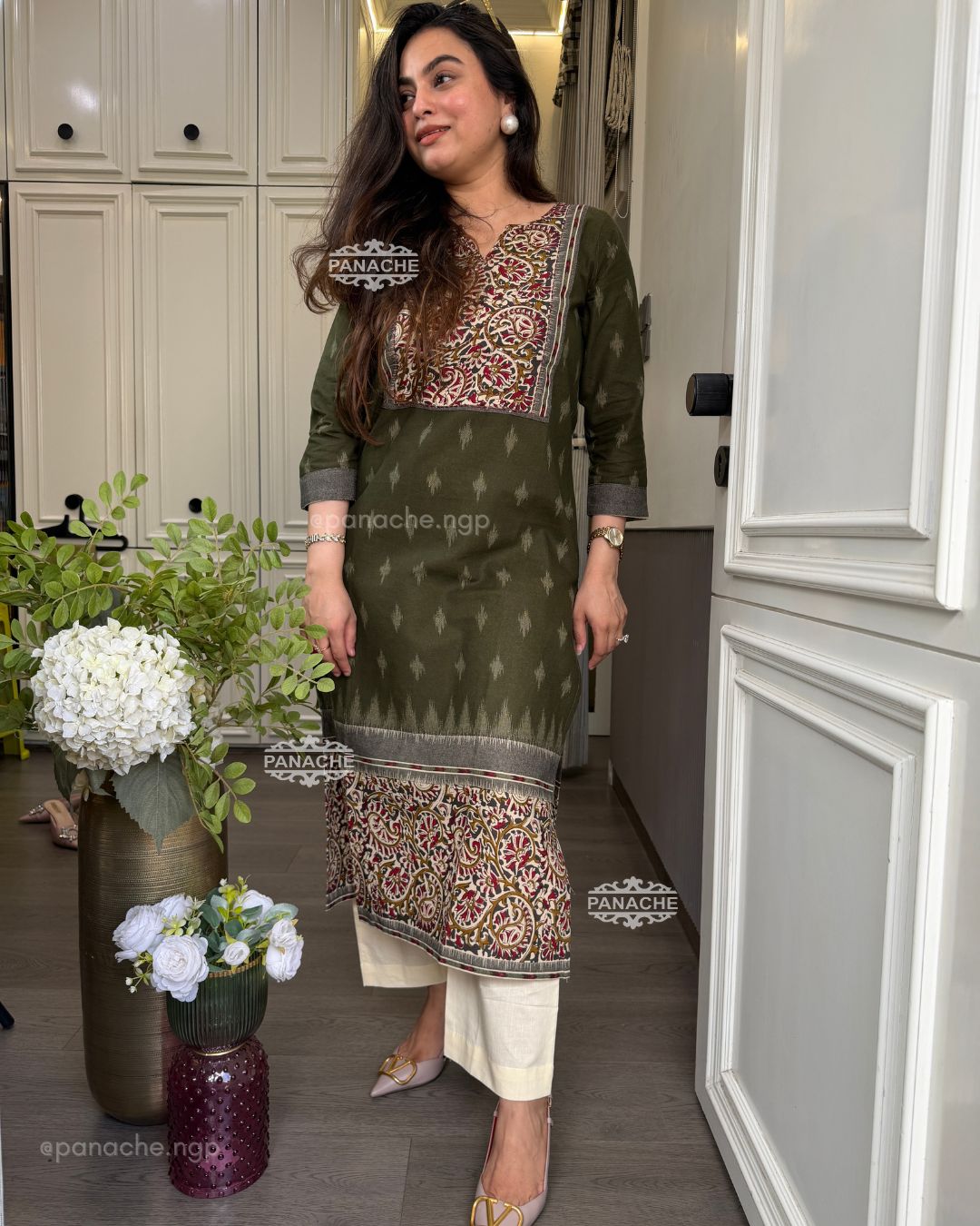 Ikkat daily wear set