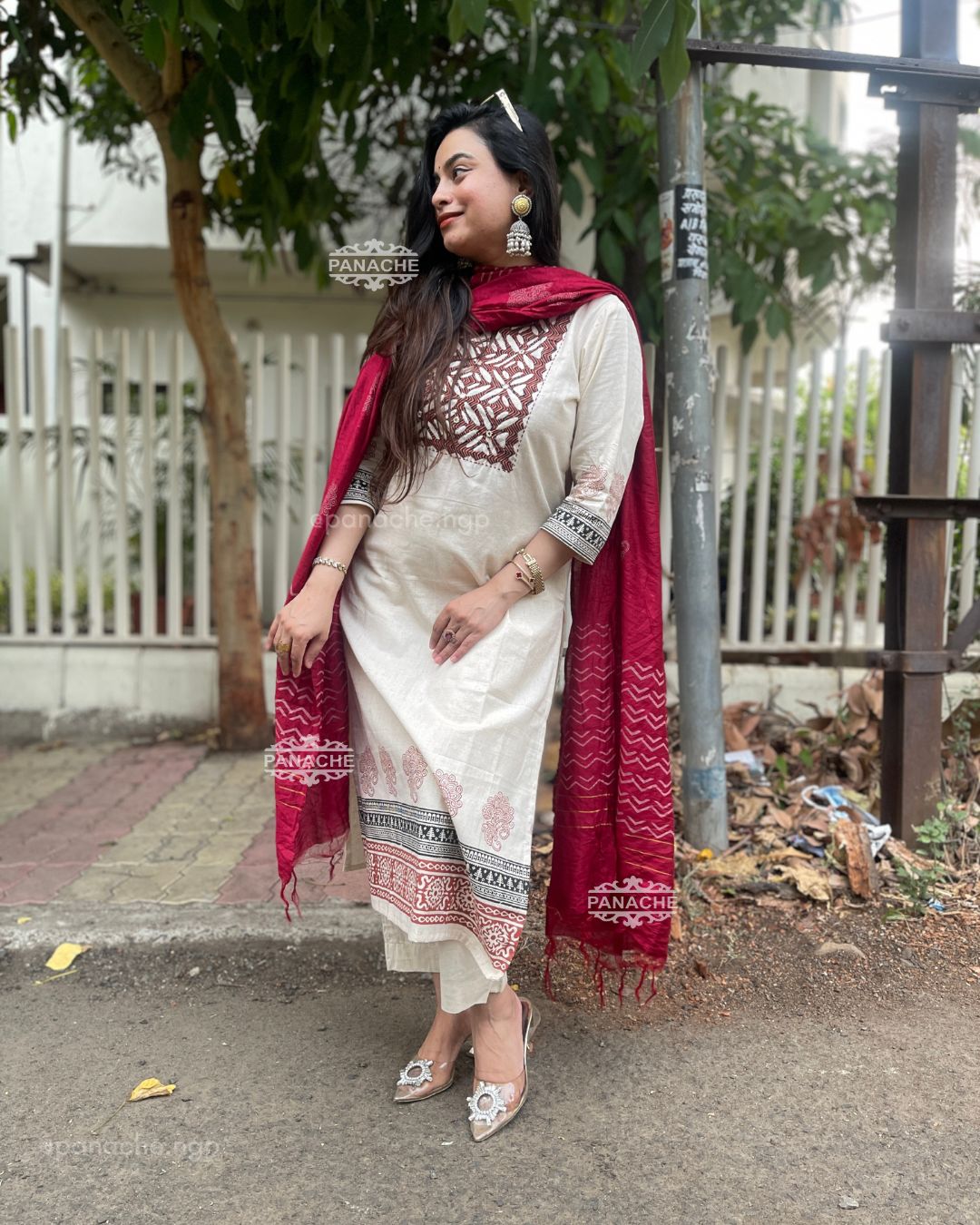 Office wear cotton set