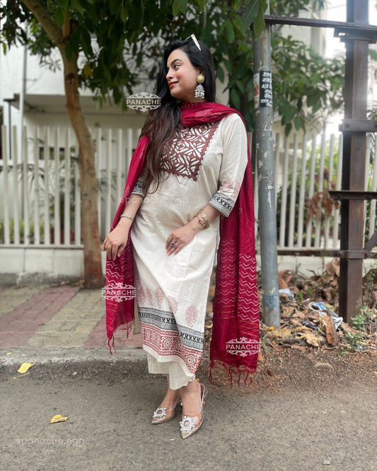 Office wear cotton set