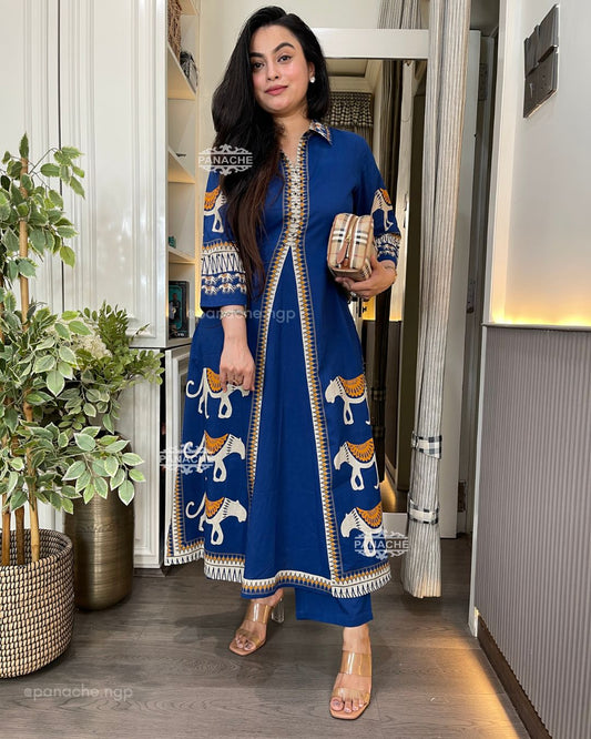 Royal Blue | Dailywear long coord