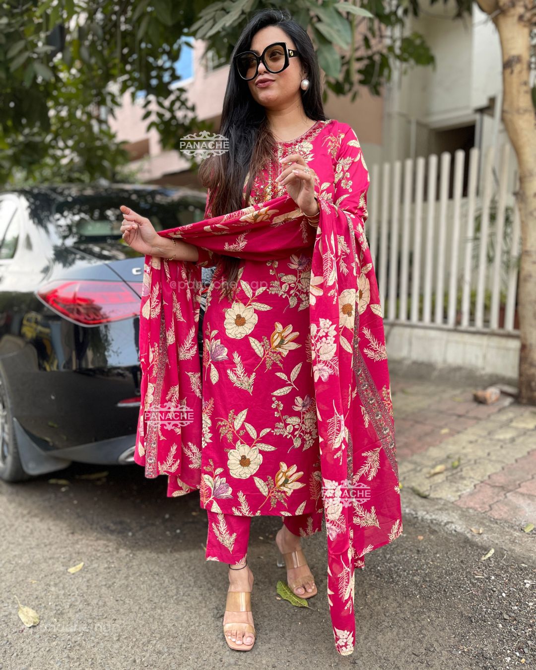 Print on print cotton set