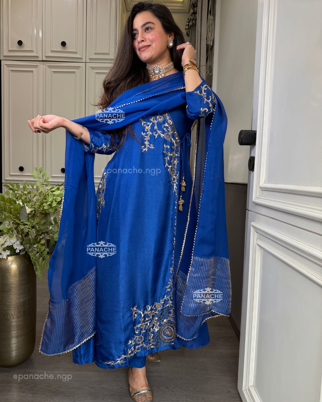 Sapphire grace angrakha set