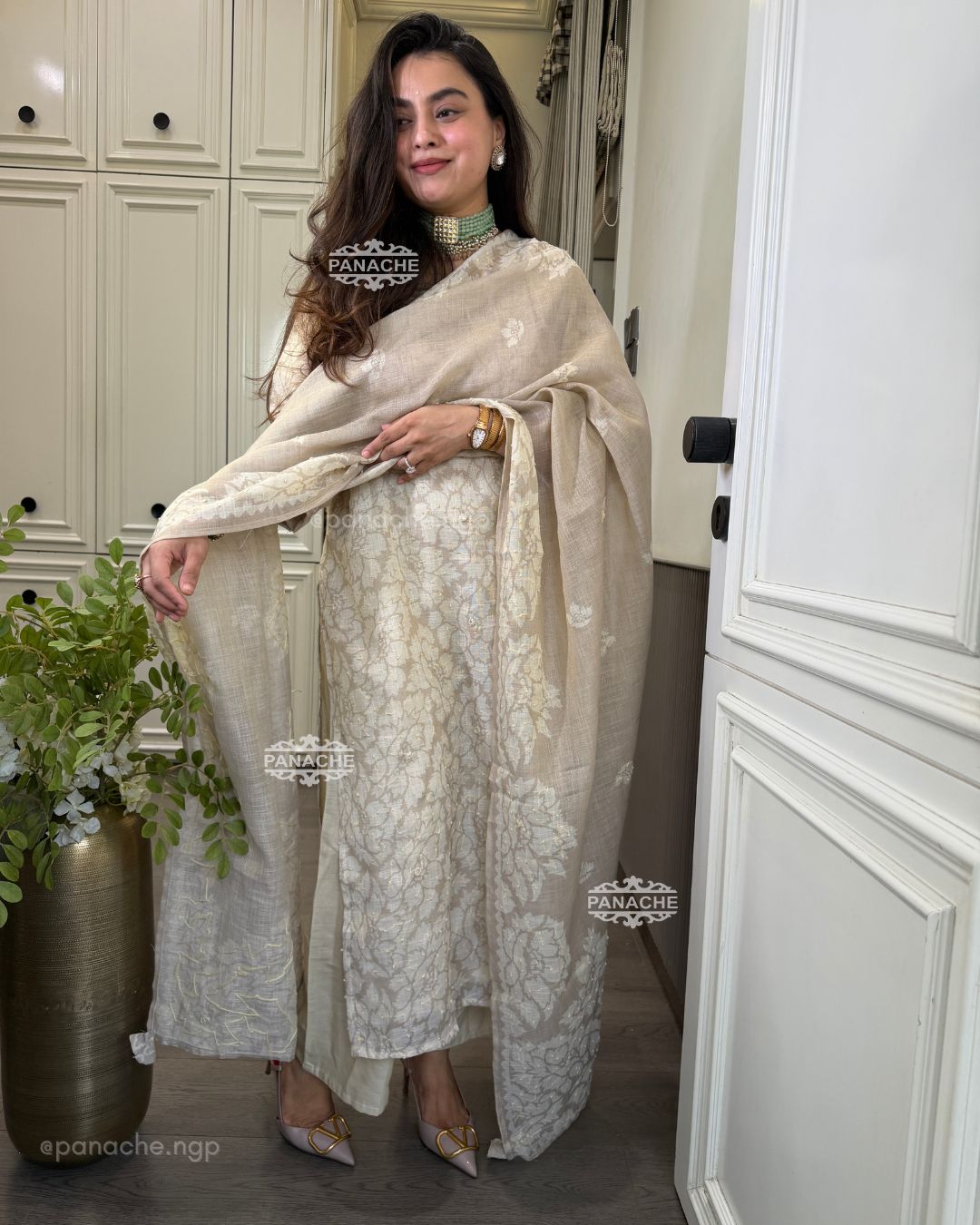 Dreams dabka katha suit set