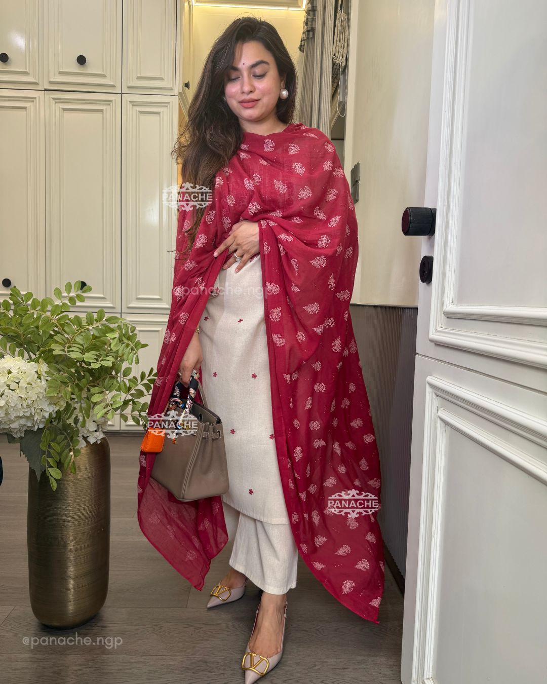 Cotton embroidered sets