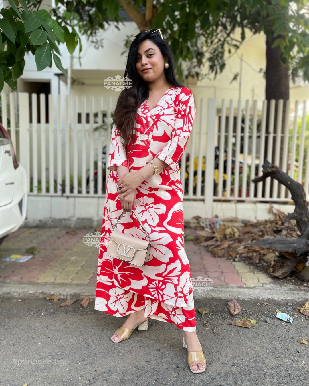 Fiza printed coord set