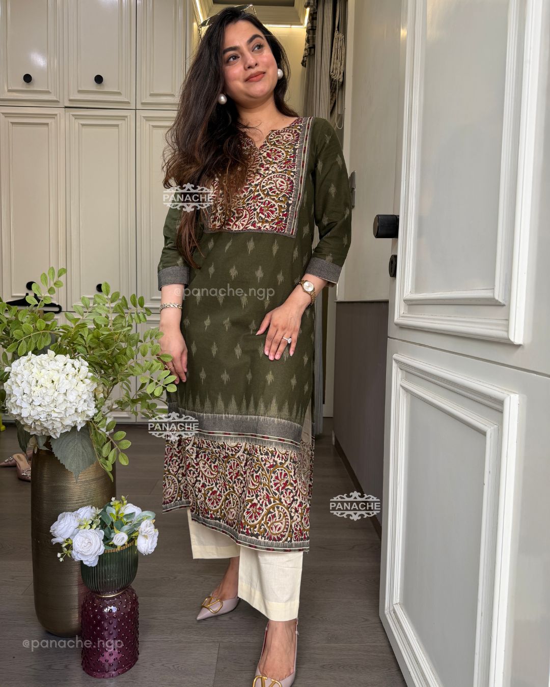 Ikkat daily wear set