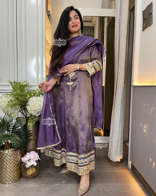 Grace anarakali suit set