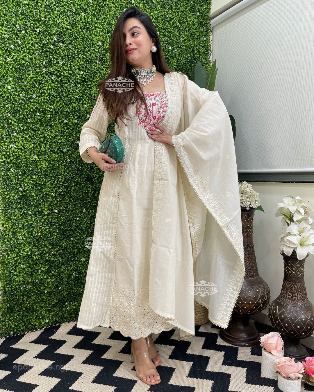 Aline cotton partywear